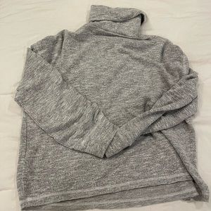 Grey Mock Turtleneck